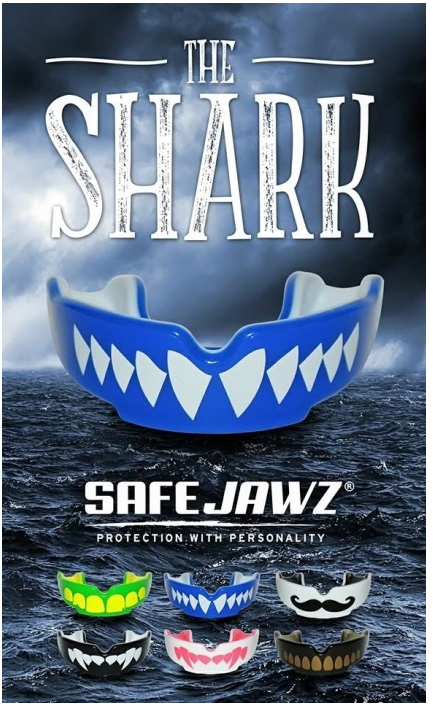Chránič zubov SAFEJAWZ SHARK modrý 2